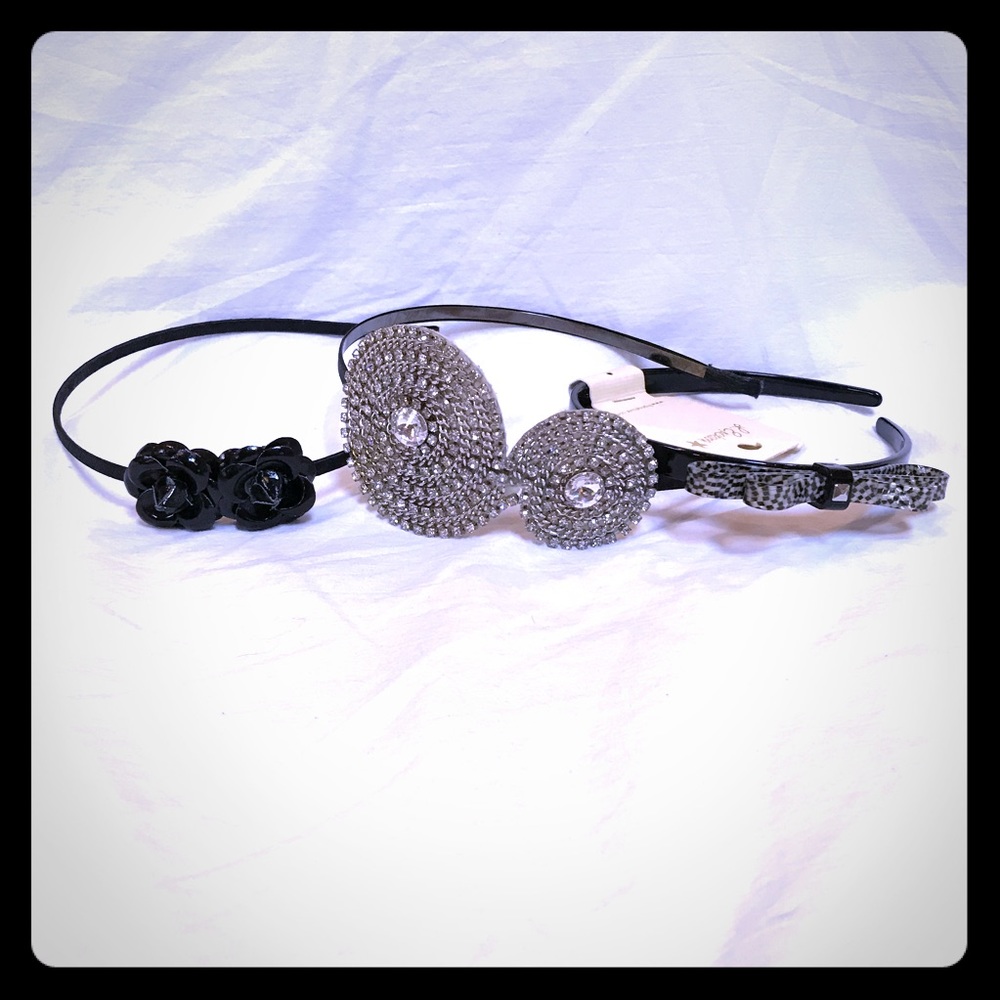 3 headbands- 1 from Nordstrom rack one Saks Fifth